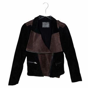 Blank NYC Draped Suede Moto Jacket | Blank NYC